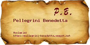 Pellegrini Benedetta névjegykártya